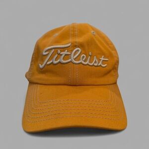 Titleist x Grateful Dead golf cap cotton mustard adjustable back